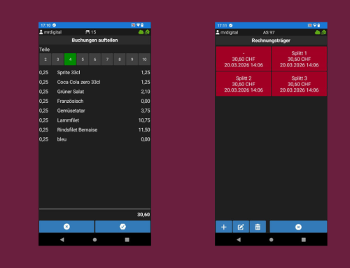 Aida.Touch : diviser les factures en toute simplicité